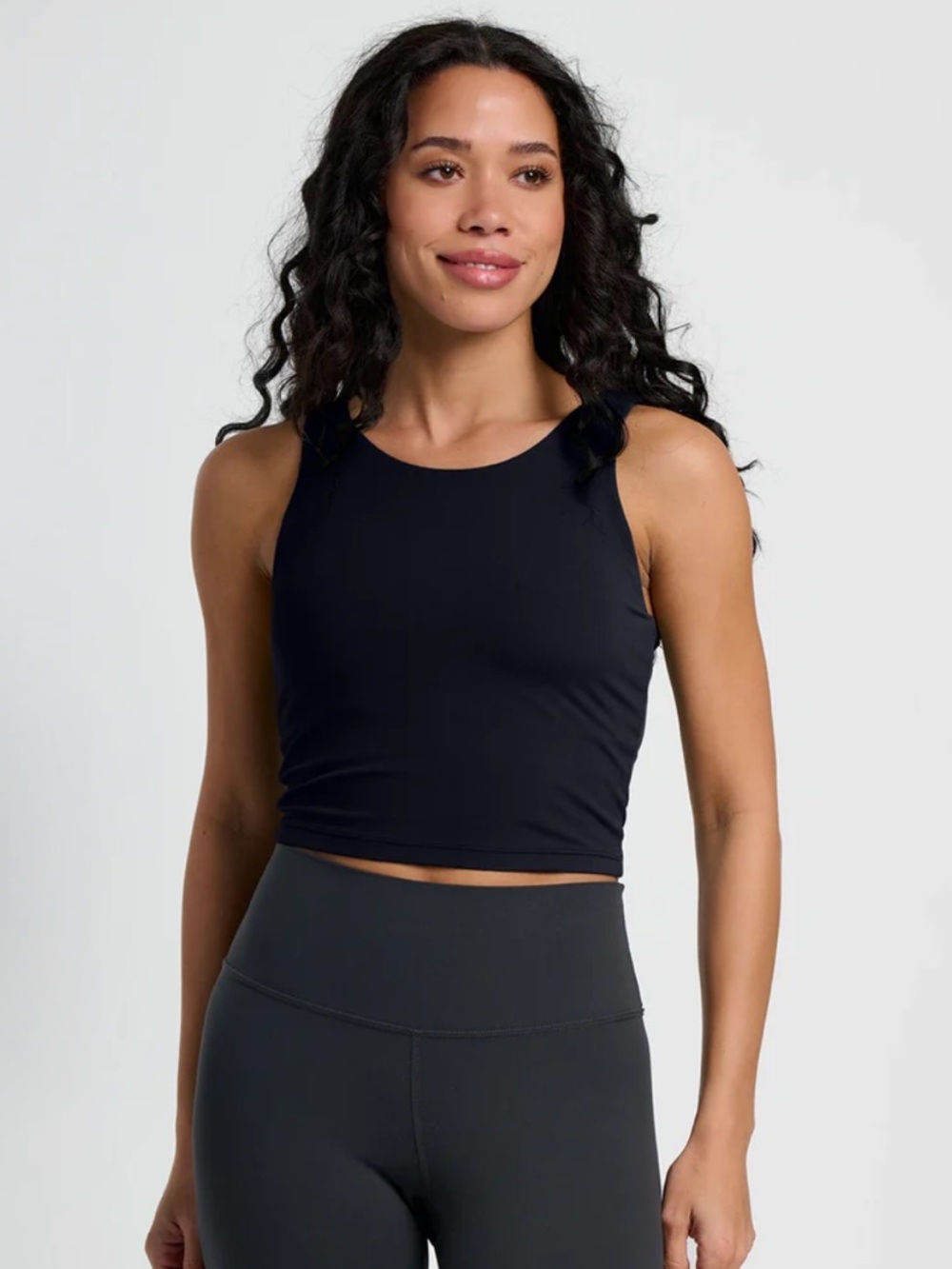 FIRM PRICE Freefly Apparel Women's All Day Tank, Black, Médium